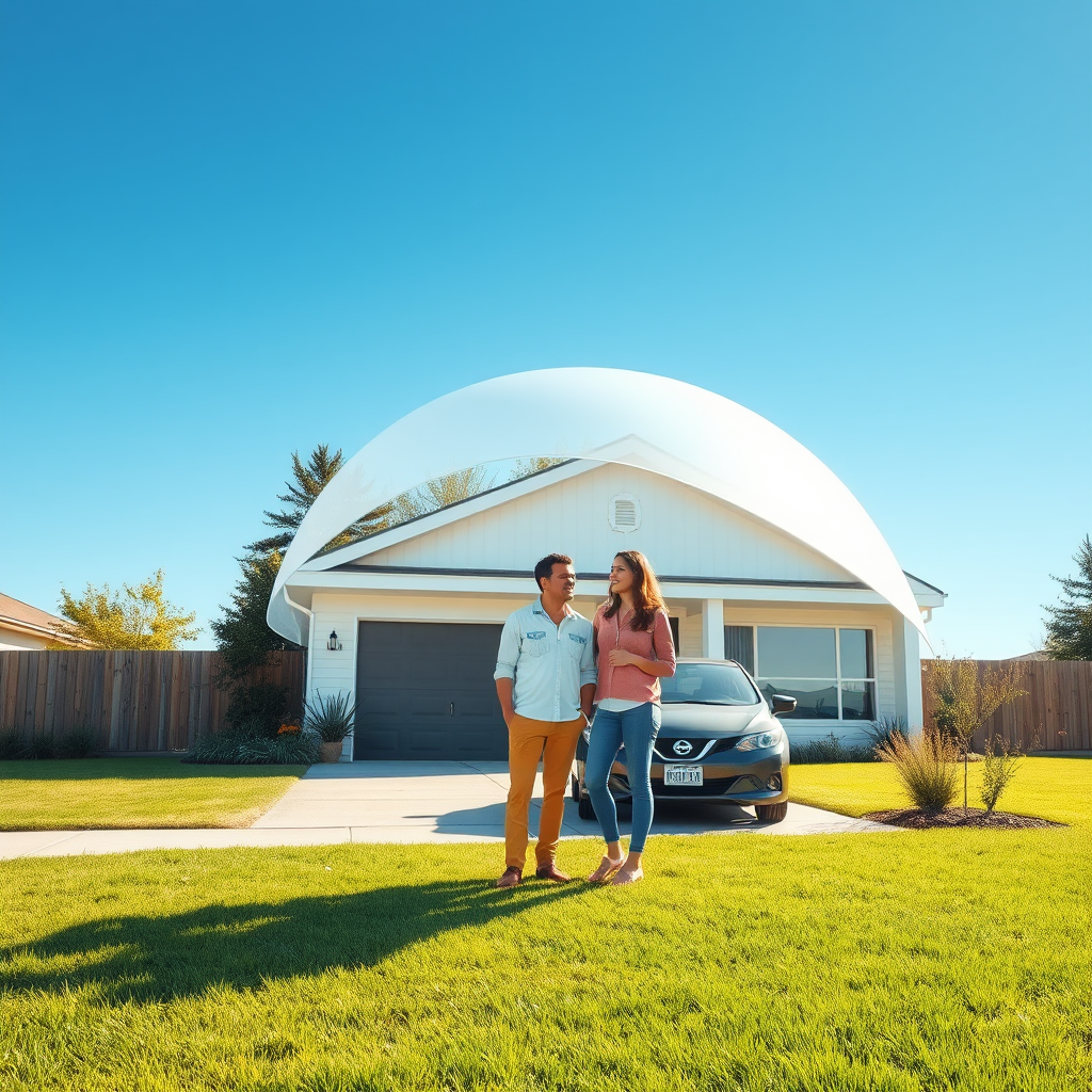 Suburban home exterior